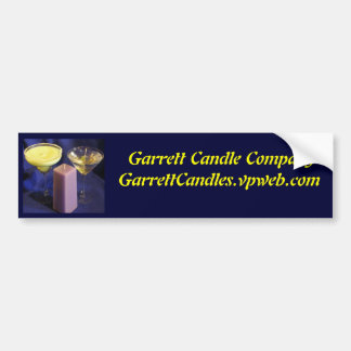 Garrettの蝋燭CompanyGarrettCandles.vpweb.com バンパーステッカー