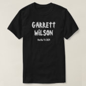 Garrett Wilson Black Tシャツ (デザイン正面)