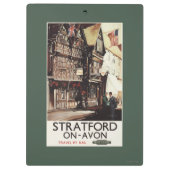 Garrickインおよびハーバード家の柵ポスター クリップボード (裏面)