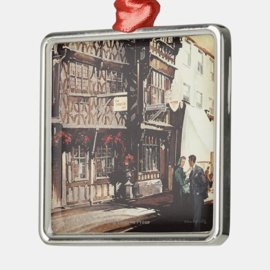 Garrickインおよびハーバード家の柵ポスター メタルオーナメント (左)