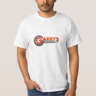 Garrysのコミュニティオレンジのロゴ Tシャツ