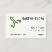 garten flora 名刺 (正面)