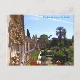 Garten von Reales Alcázares de Sevilla ポストカード