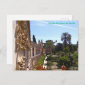 Garten von Reales Alcázares de Sevilla ポストカード (正面/裏面)