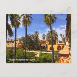 Garten von Reales Alcázares de Sevilla ポストカード
