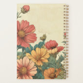 Gartenblumen Vintage Gartenarbeit Kalender プランナー手帳 (裏面)