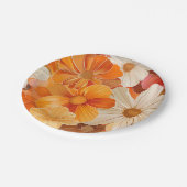 Gartenparty Retro 1970er Stil ペーパープレート (アングル)