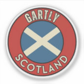 Gartly, Scotland シール (正面)