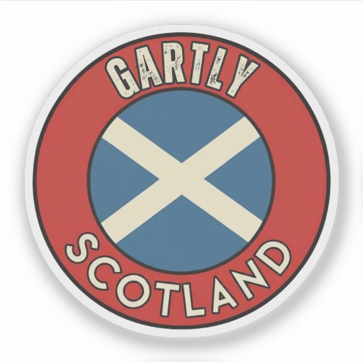 Gartly, Scotland シール (正面)