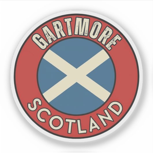 Gartmore, Scotland シール (正面)