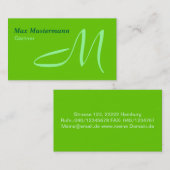 Gärtner Visitenkarten 名刺 (正面/裏面)