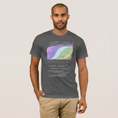 GARYペプチド、AUCテーマ、カスタムテキスト、ダーク Tシャツ (正面フル)