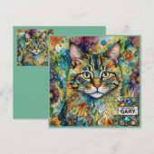 GARY ~誕生日カード~ Cat Multicolors~ (正面/裏面)
