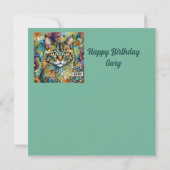GARY ~誕生日カード~ Cat Multicolors~ (裏面)
