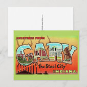 Gary Indiana - Steel City Postcard ポストカード (正面/裏面)