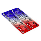 Gary Johnson for President 2x6 Flexi Magnets マグネット (右側)