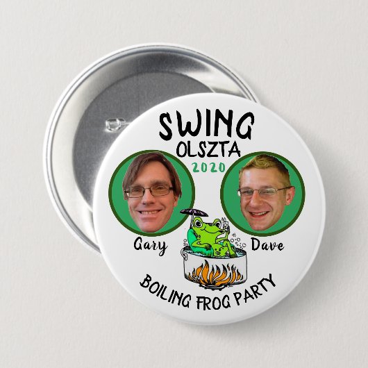 Gary Swing / Dave Olszta 2020 缶バッジ (正面&裏面)