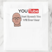 Gary Yorofsky Speech Stickers 長方形シール (バッグ)