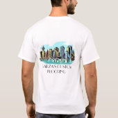 Garzaのカスタムなフロアーリング Tシャツ (裏面)