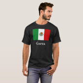 Garzaのメキシコ旗 Tシャツ (正面フル)