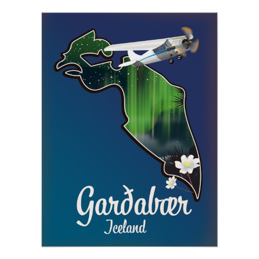 Garzabr Iceland旅行ポスター ポスター (正面)
