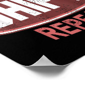 Gas Clutch Shift Repeat Funny Car Enthusiast Manua ポスター (角)