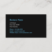 Gas Fitterサービス技術者名刺 名刺 (裏面)