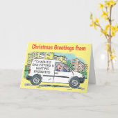 Gas Fitters Heating Engineers Business Name on Van カード (黄色い花)