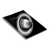 Gas Giant Saturnのリングや輪 – システム太陽のイメージ ノートブック (右側)