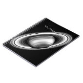 Gas Giant Saturnのリングや輪 – システム太陽のイメージ ノートブック (左側)