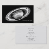 Gas Giant Saturnのリングや輪 – システム太陽のイメージ 名刺 (正面/裏面)