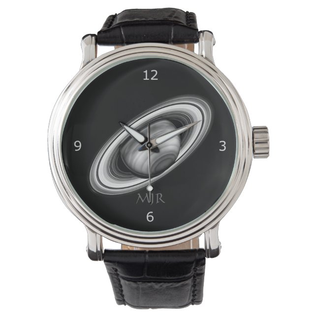 Gas Giant Saturnのリングや輪 – システム太陽のイメージ 腕時計 (正面)