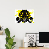 GAS_MASK_PROTECTION ポスター (ホームオフィス)