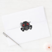 GAS_MASK_PROTECTION ラウンドシール (封筒)