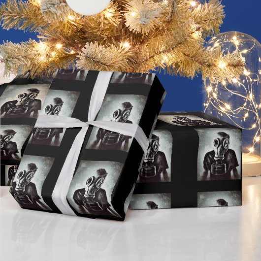 GAS MASK wrapping paper ラッピングペーパー (クリスマス)