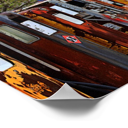 Gas Pump Conga Line in New Mexico ポスター (角)