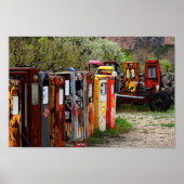 Gas Pump Conga Line in New Mexico ポスター (正面)