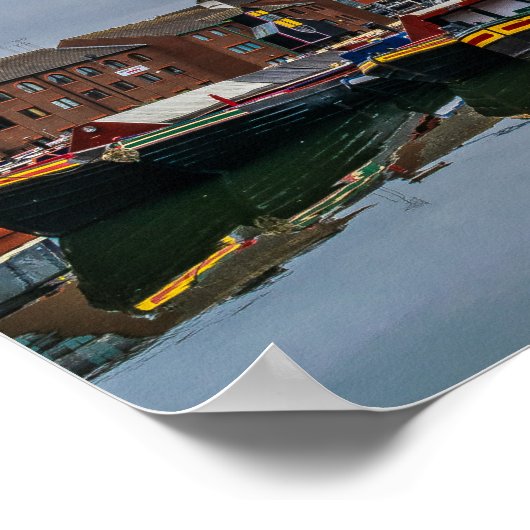 Gas Street Basin Birmingham poster ポスター (角)