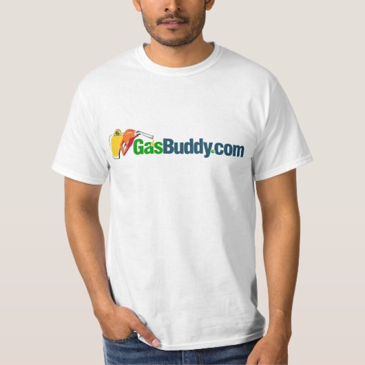 GasBuddyメンズTシャツ Tシャツ (正面)