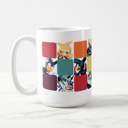 Gashi-gashi's original characters. コーヒーマグカップ (左)