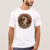 Gashouse Gorillasロゴの集合体。ピッチャー Tシャツ (正面)
