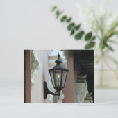 Gaslight,アンティーク,ヴィンテージ，ブラック，写真 ポストカード (スタンド正面)