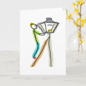 Gaslighting Stickman カード (黄色い花)