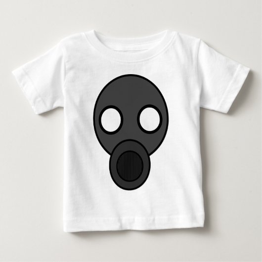 gasmask ベビーTシャツ (正面)
