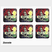 Gasmask & Snapbackスタンプ スクエアシール (シート)