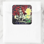 Gasmask & Snapbackスタンプ スクエアシール (バッグ)