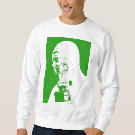 gasmaskgreen スウェットシャツ (正面)