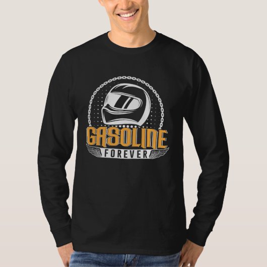 Gasoline Forever  Gas Cars  2 Tシャツ (正面)