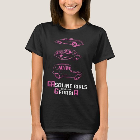 Gasoline Georgia Girl Gasoline Girl Tシャツ (正面)