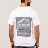 GASP_logoのチームリーダー Tシャツ (裏面)